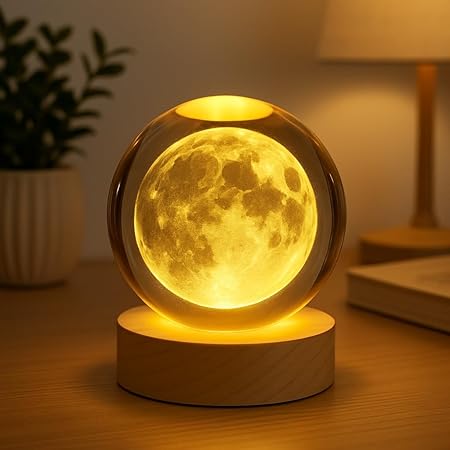 crystal moon lamp